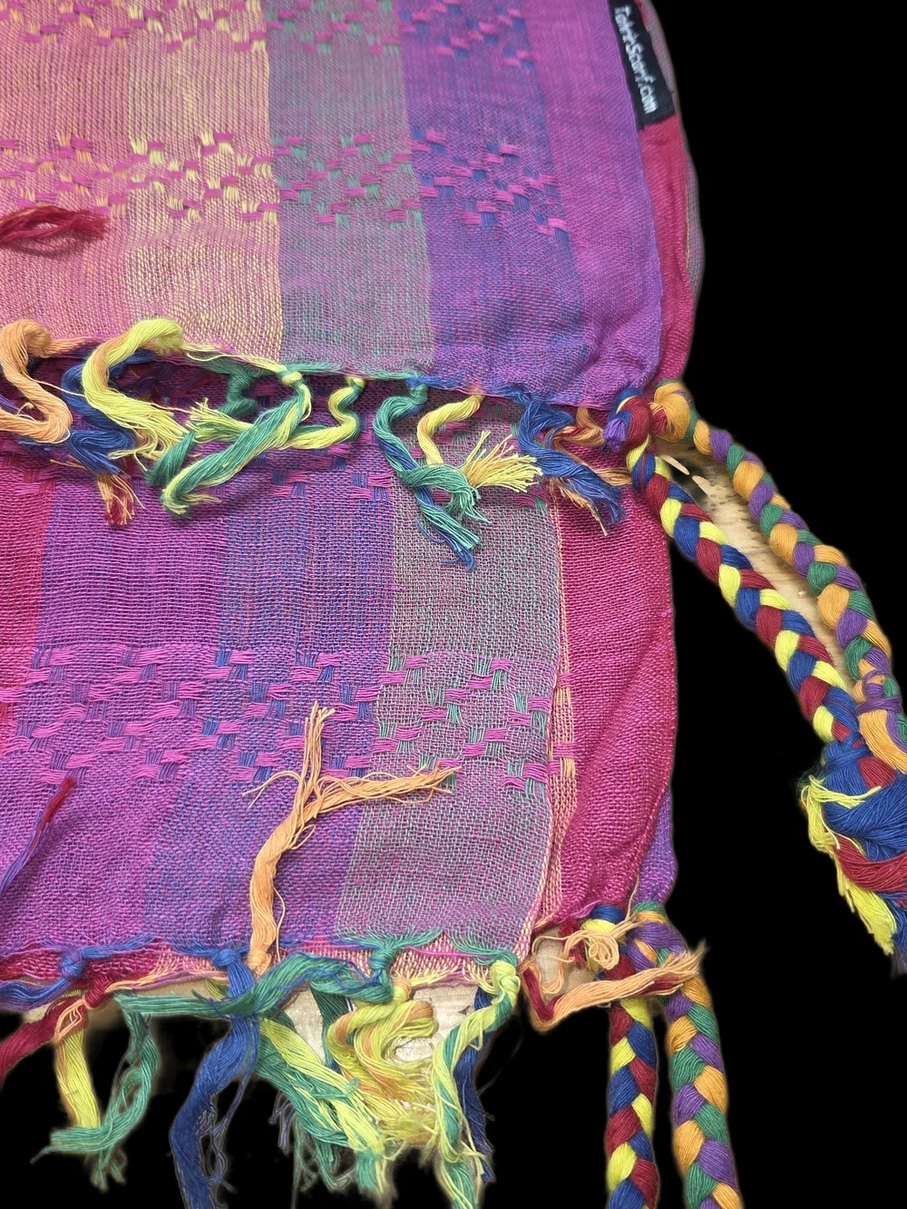 Rosy Rainbow Keffiyeh Tahrir Scarf 40